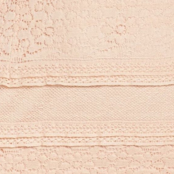 NWT Foxiedox Peach Floral Lace Dress - Picture 6 of 6